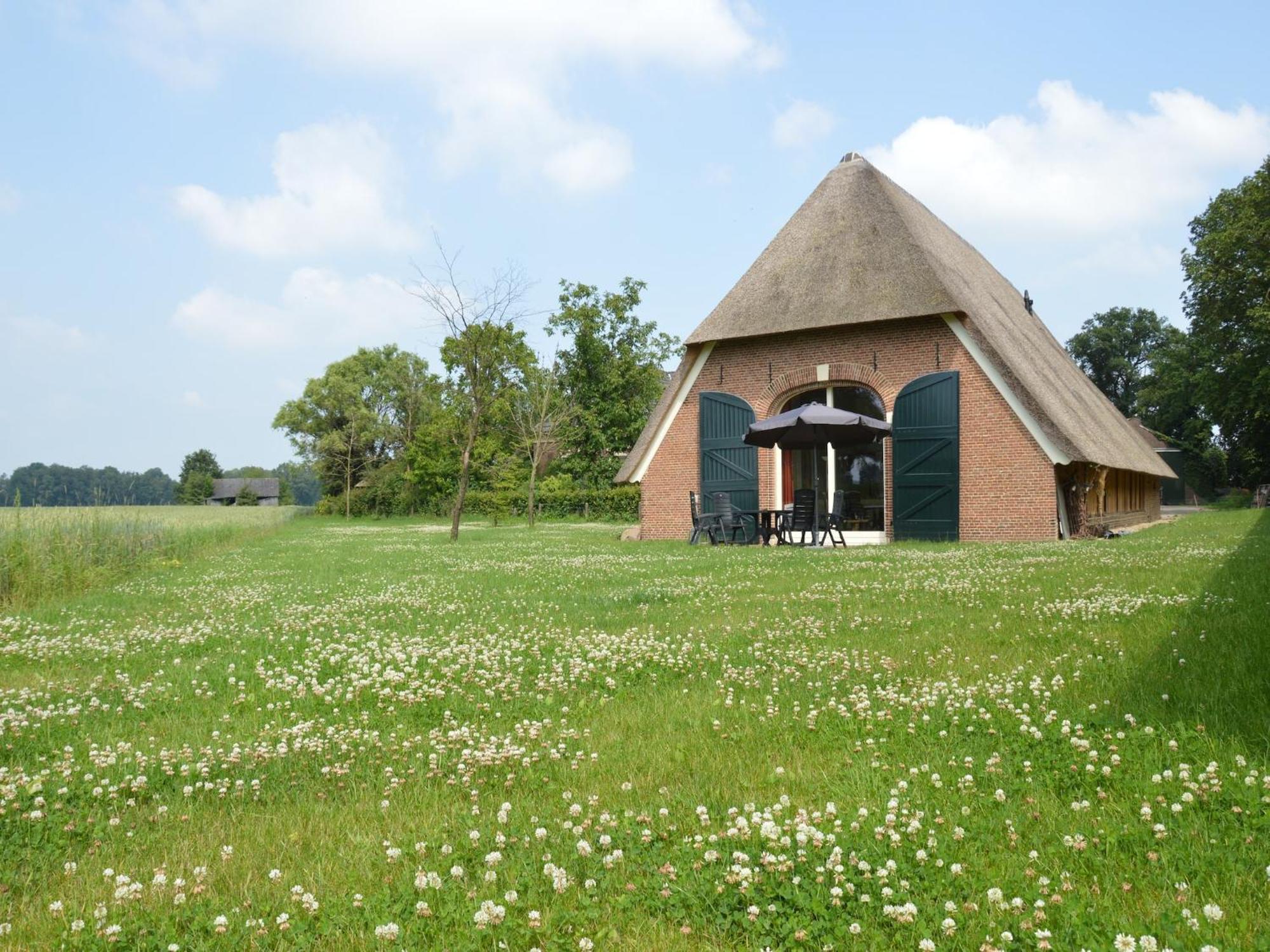 Quaint Farmhouse In Geesteren With Meadow View Exterior photo